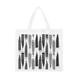 Huia feather large tote Canvas Tote Bag/Large (Model 1702)