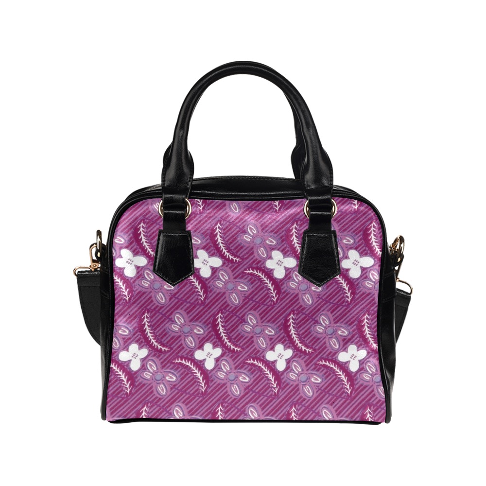 Stylish floral pattern Shoulder Handbag (Model 1634)