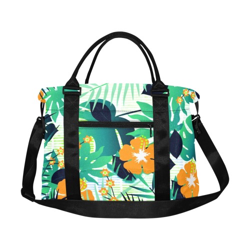 GROOVY FUNK THING FLORAL Large Capacity Duffle Bag (Model 1715)