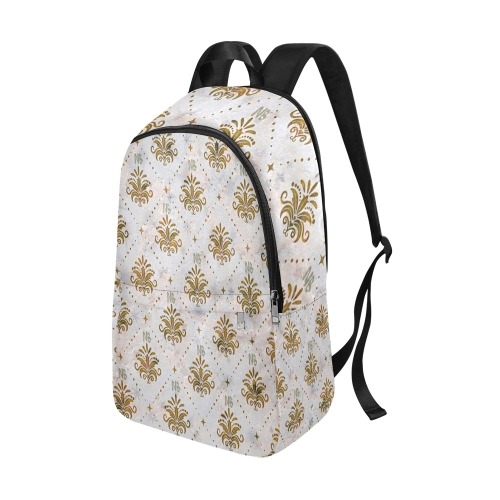 Gold Royal Pattern by Nico Bielow Fabric Backpack for Adult (Model 1659)