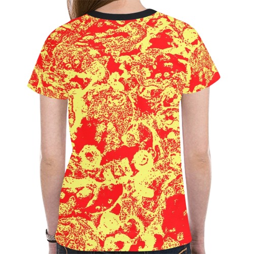 Pizza Pop New All Over Print T-shirt for Women (Model T45)