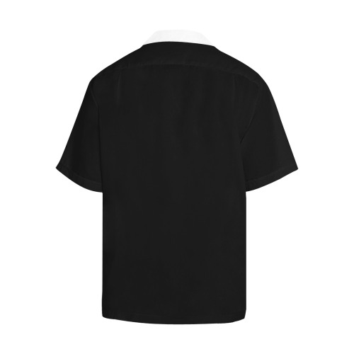 Lamassu on Black Hawaiian Shirt (Model T58)