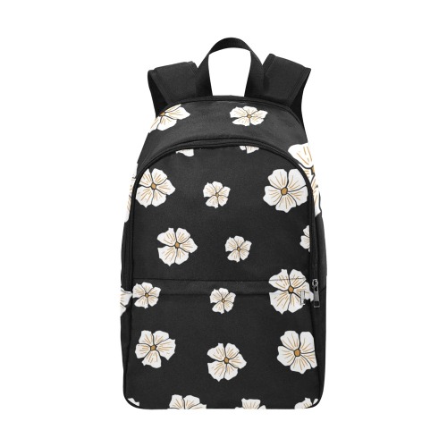 flowers Fabric Backpack for Adult (Model 1659)