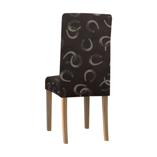 HORSE SHOES Removable Dining Chair Cover
