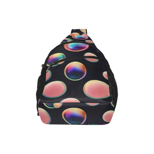 bubbles pattern 1 All Over Print Chest Bag (Model 1719)