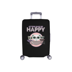 Kittens Make Me Happy Luggage Cover/Small 18"-21"