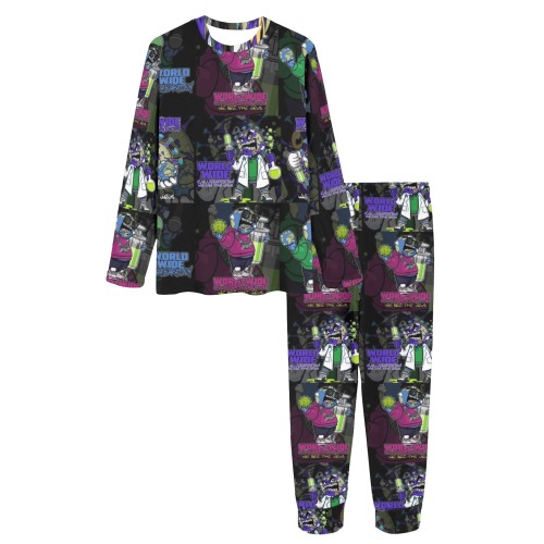 wwcfam Women's All Over Print Pajama Set