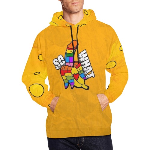 Pop Art Ben by Nico Bielow All Over Print Hoodie for Men (USA Size) (Model H13)