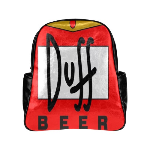 Duff Beer backpack Multi-Pockets Backpack (Model 1636)