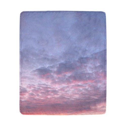 Morning Purple Sunrise Collection Ultra-Soft Micro Fleece Blanket 50"x60"
