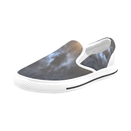 Mystic Moon Collection Slip-on Canvas Shoes for Kid (Model 019)