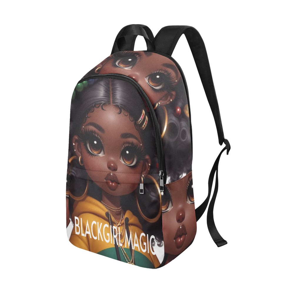 BLACK GIRL MAGIC Fabric Backpack for Adult (Model 1659)