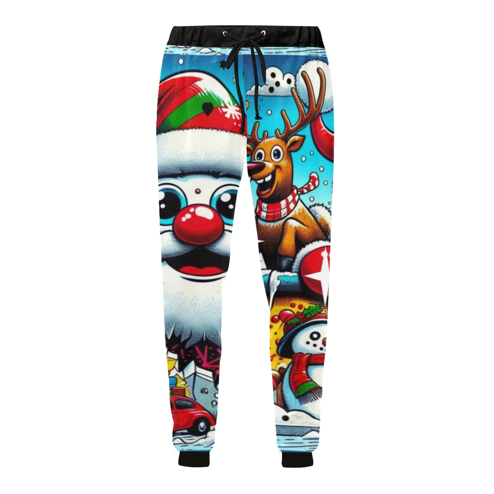 Christmas 2024 by Nico Bielow Men's All Over Print Sweatpants (Model L11)