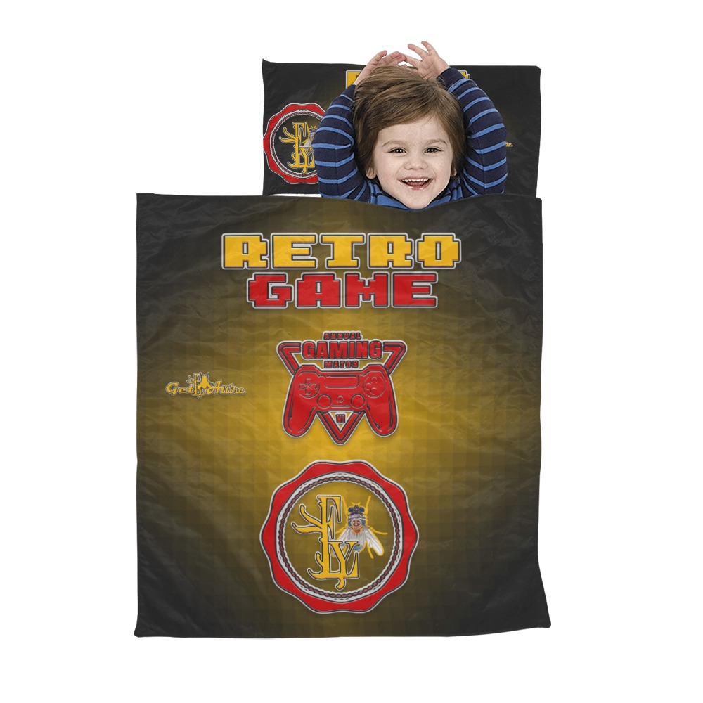 Retro Game Collectable Fly Kids' Sleeping Bag