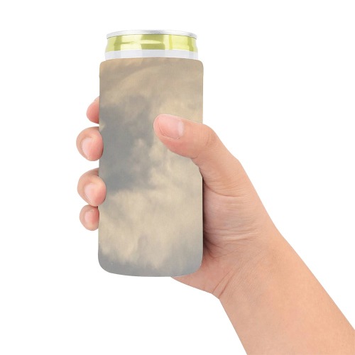 Rippled Cloud Collection Neoprene Can Cooler 5" x 2.3" dia.