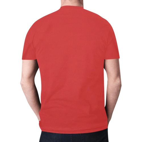 Red Collection New All Over Print T-shirt for Men (Model T45)