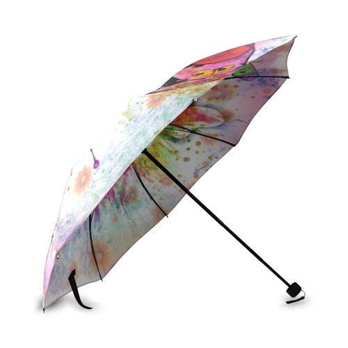 Make Love not War by Nico Bielow Foldable Umbrella (Model U01)