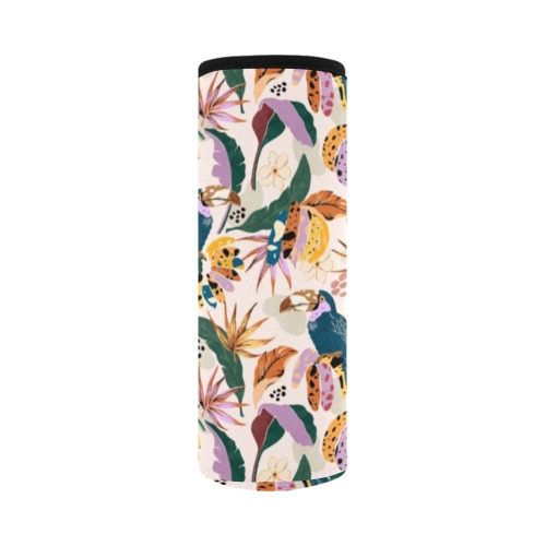 Toucans in wild tropical nature Neoprene Water Bottle Pouch/Large