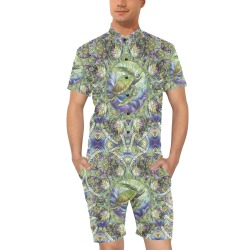 tortues 4 Men's Short Sleeve Jumpsuit