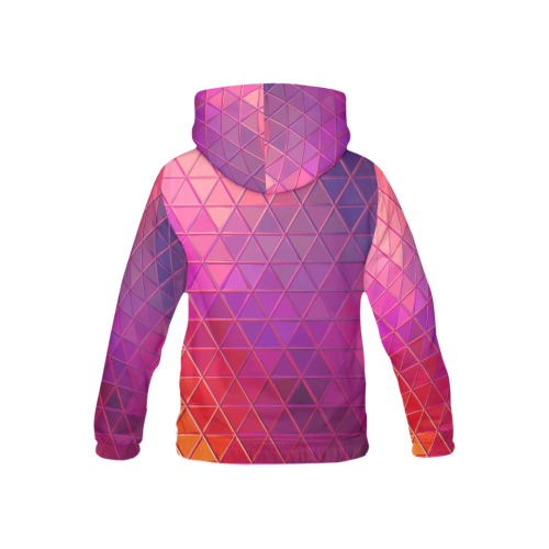 mosaic triangle 5 All Over Print Hoodie for Kid (USA Size) (Model H13)