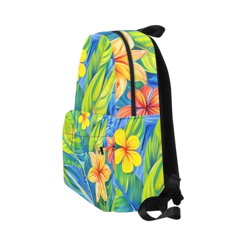 Tropical Flowers Three Unisex Classic Backpack (Model 1673)