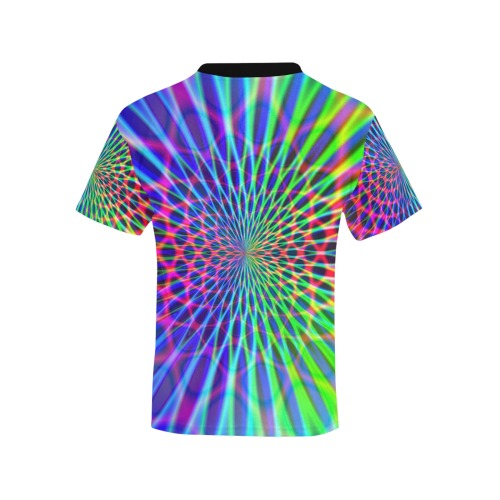 Abstract Rainbow Geometric.jpg Kids' All Over Print T-shirt (Model T65)