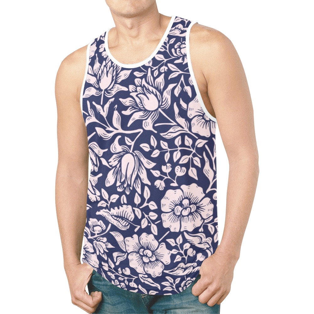 Top New All Over Print Tank Top for Men (Model T46)