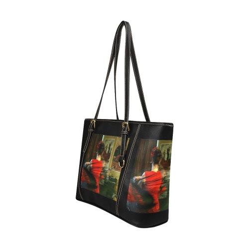 Flamenco Tablao Leather Tote Bag/Large (Model 1640)