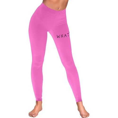 What's up Women's Low Rise Leggings (Invisible Stitch) (Model L05)