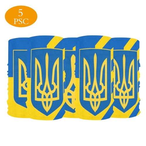 UKRAINE Multifunctional Dust-Proof Headwear (Pack of 5)
