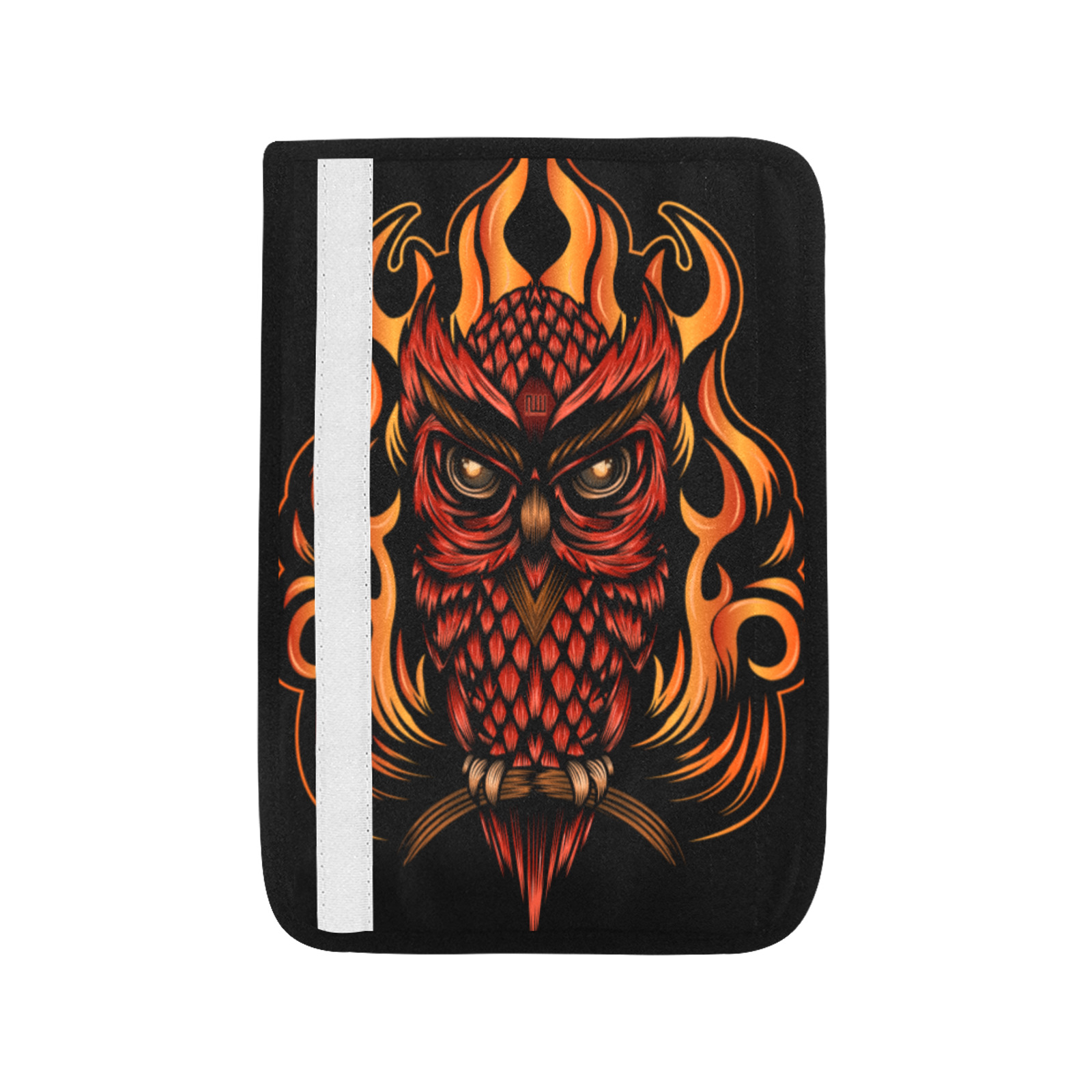 Fire Owl Car Seat Belt Cover 7''x10''