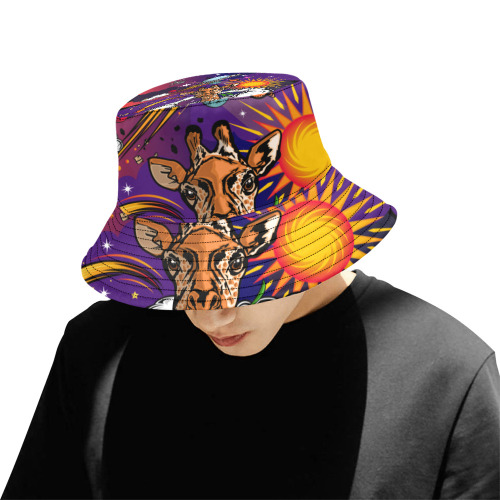 Into The Stars All Over Print Bucket Hat for Men