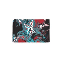 Dark Wave of Colors Bath Rug 20''x 32''