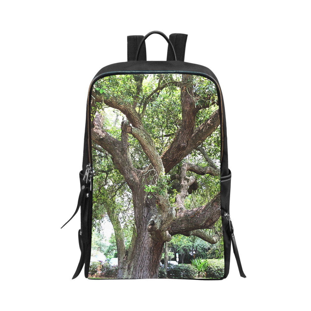 Oak Tree In The Park 7659 Stinson Park Jacksonville Florida Unisex Slim Backpack (Model 1664)