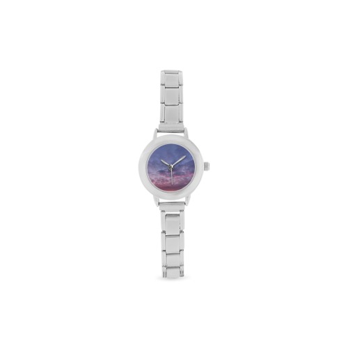 Morning Purple Sunrise Collection Women's Italian Charm Watch(Model 107)
