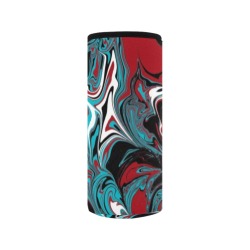 Dark Wave of Colors Neoprene Water Bottle Pouch/Medium