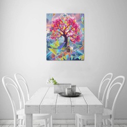 Tree Sunrise Upgraded Canvas Print 16"x20"