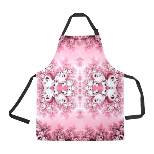 Pink Rose Garden Frost Fractal