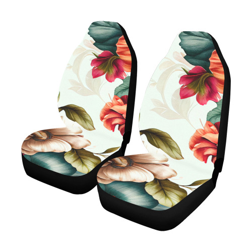 flowers botanic art (4) car seat covers Car Seat Covers (Set of 2)