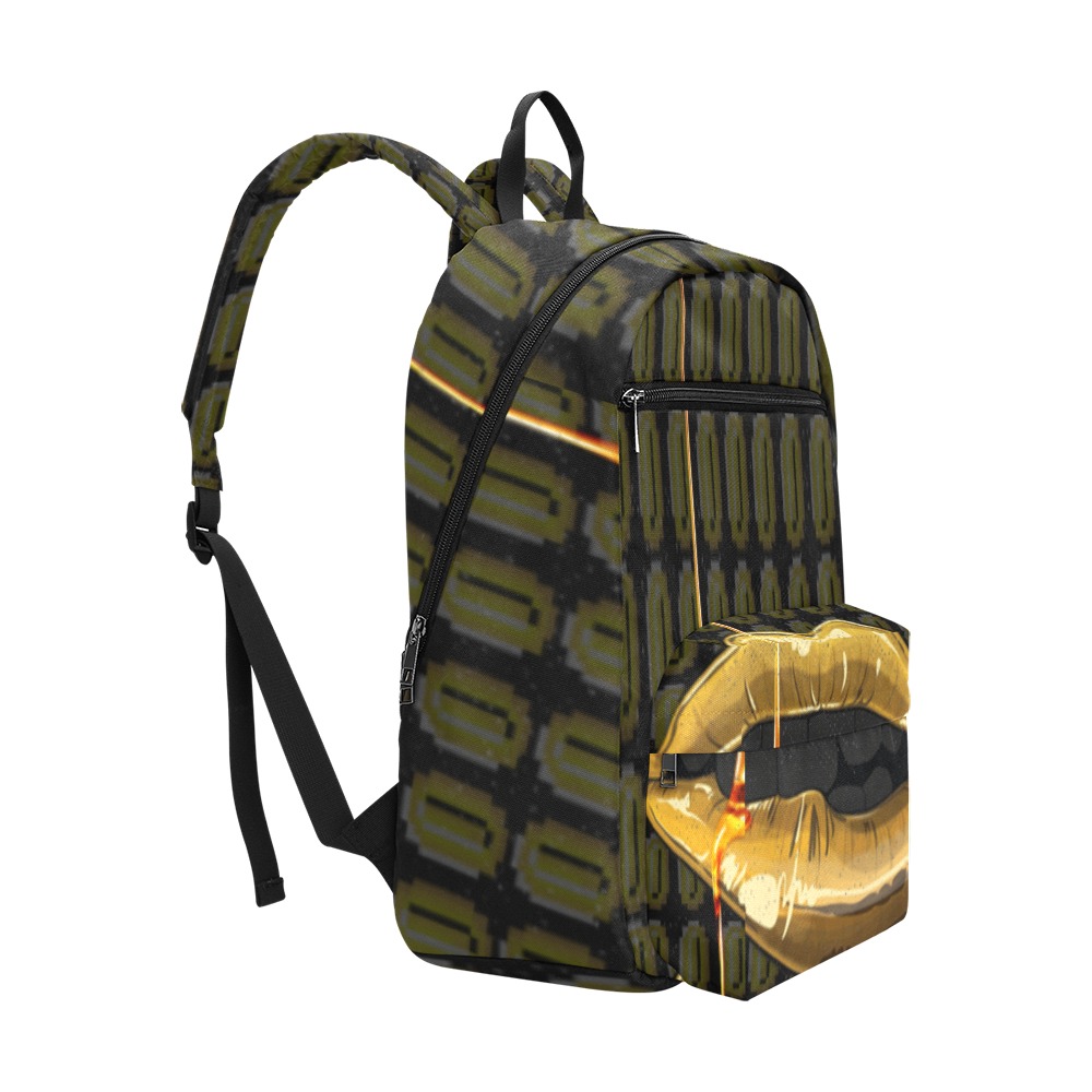 I Love Gold Back Pack Large Capacity Travel Backpack (Model 1691)