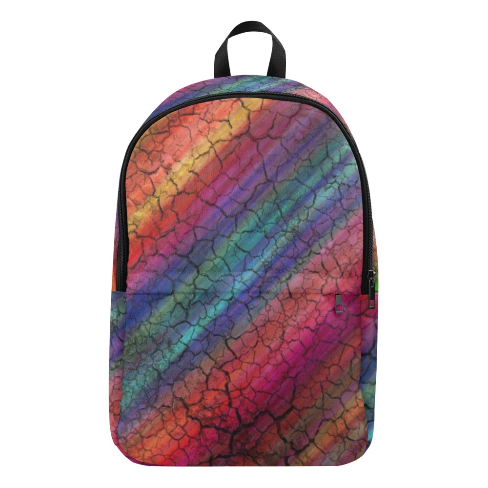 Abstract colorful Fabric Backpack for Adult (Model 1659)