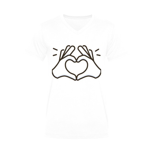 Valentines day Men's V-Neck T-shirt (USA Size) (Model T10)