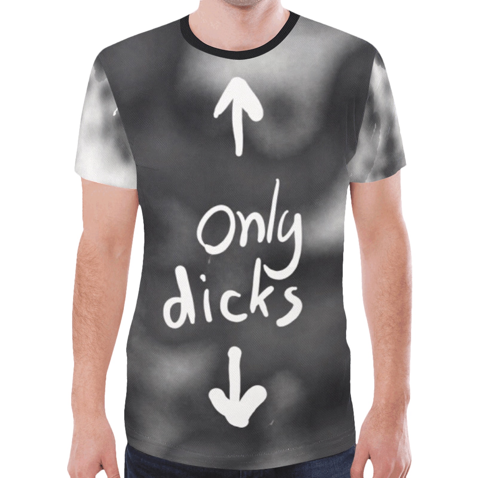 onlydicks New All Over Print T-shirt for Men (Model T45)
