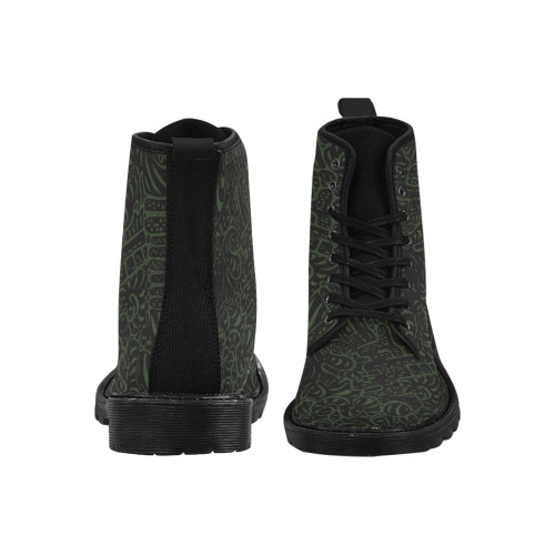 DATA MINING Martin Boots for Women (Black) (Model 1203H)