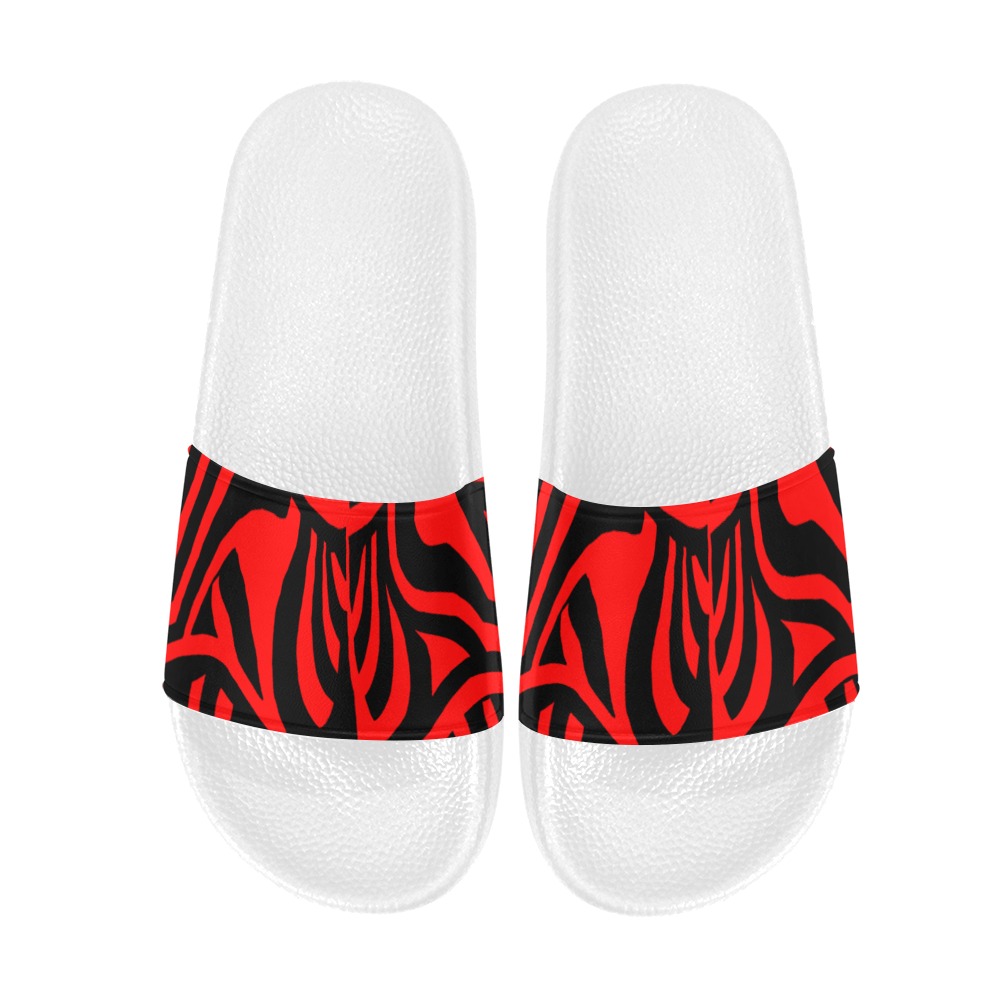 aaa black rw Women's Slide Sandals (Model 057)