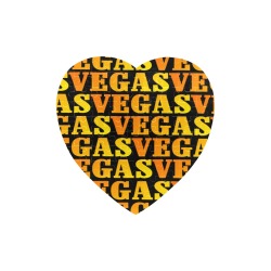 VEGAS Gold Heart-Shaped Jigsaw Puzzle (Set of 75 Pieces)