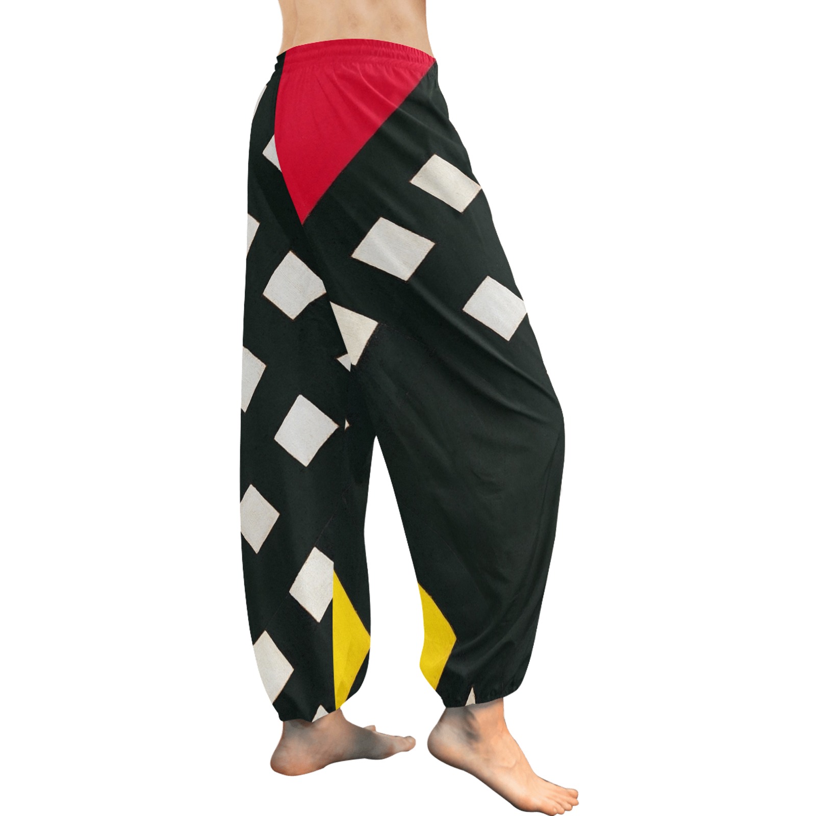 Counter-composition XV by Theo van Doesburg- Women's All Over Print Harem Pants (Model L18)