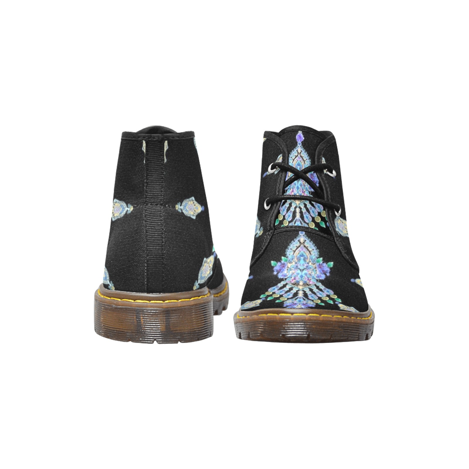 BLEUETS 10 Women's Canvas Chukka Boots (Model 2402-1)