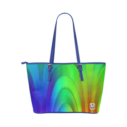 Fairlings Delight's Rainbow Collection- 53086I8 Leather Tote Bag/Large (Model 1651)