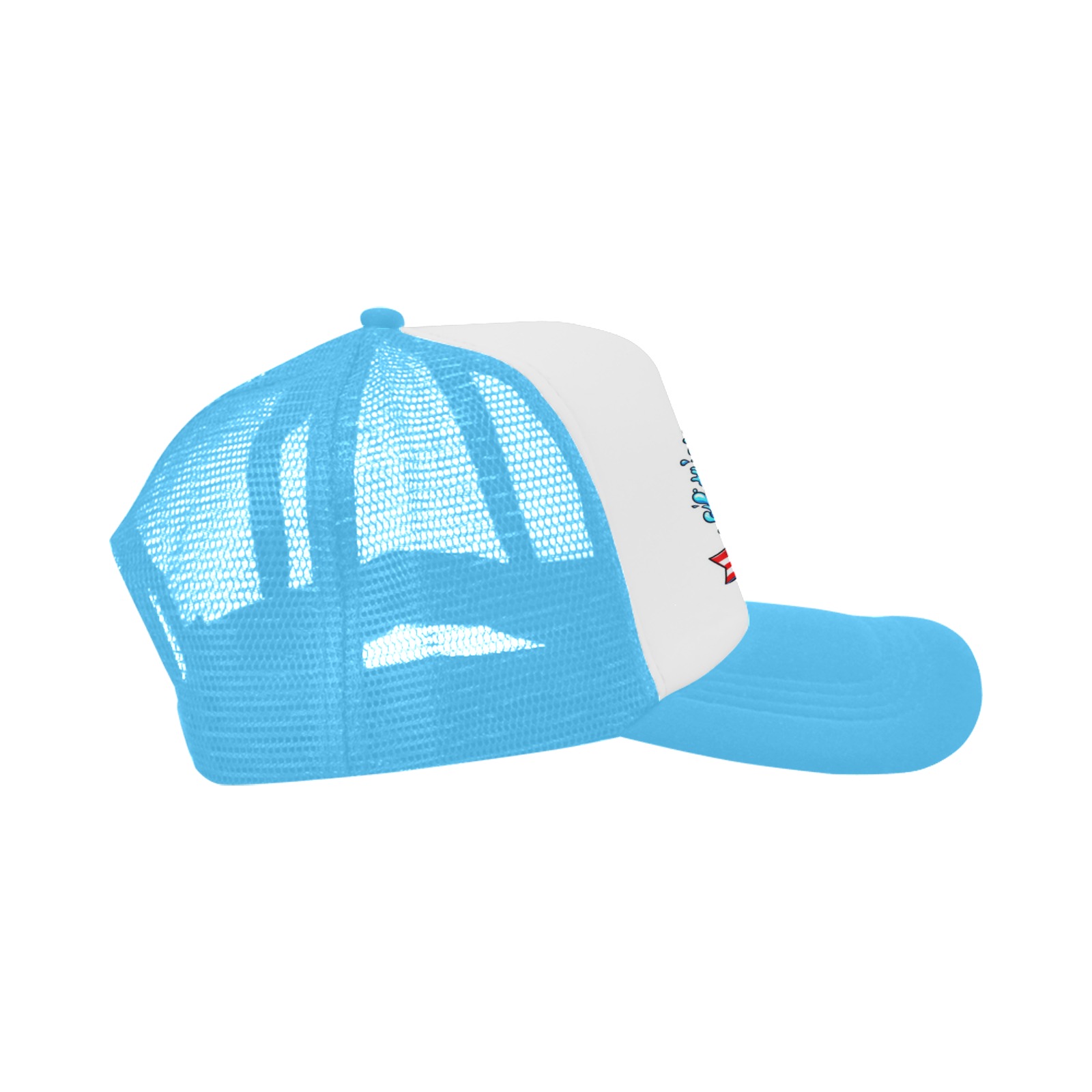 CAPE COD-GREAT WHITE EATING HOT DOG Trucker Hat